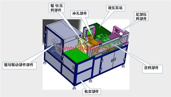 冲切一体机整体外观图