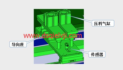 邓氏全自动铝型材切割机送料装置