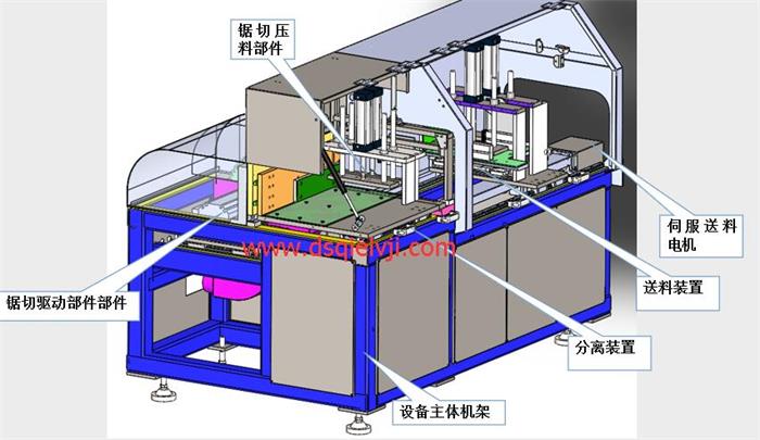 邓氏全自动切铝机伺服送料电机 