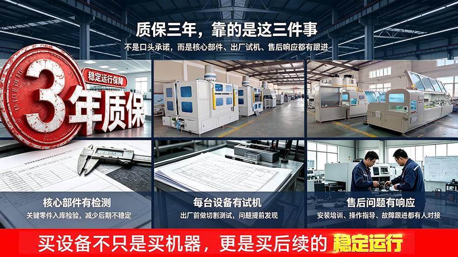 DS2-DWL300切铝机3年质保写入合同，保障后续稳定运行